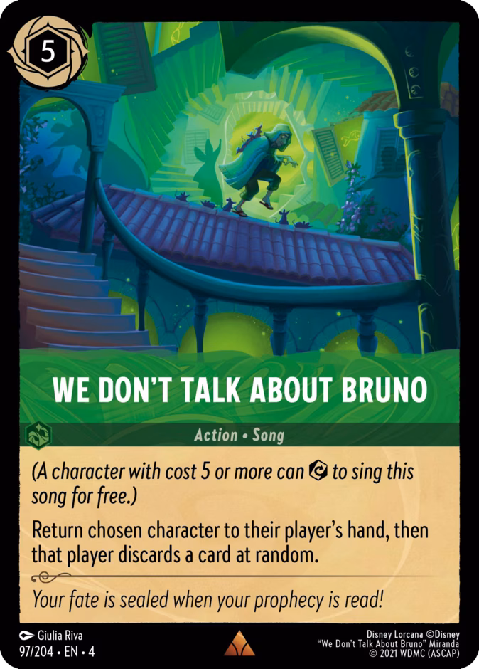 Carta We Don’t Talk About Bruno · 