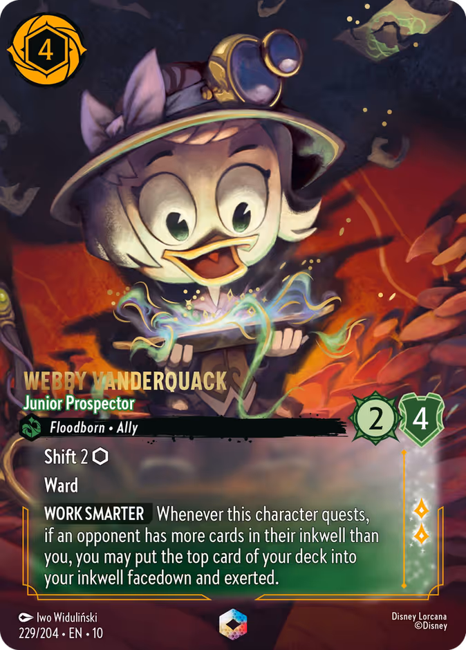 Carta Webby Vanderquack · Junior Prospector