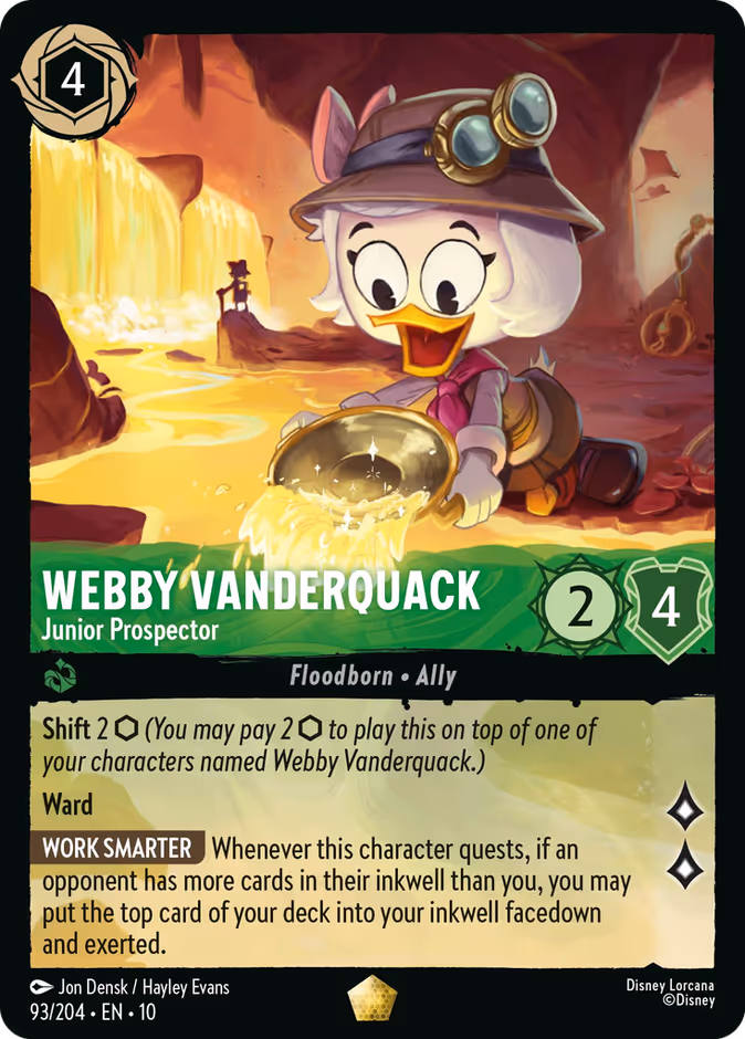 Carta Webby Vanderquack · Junior Prospector