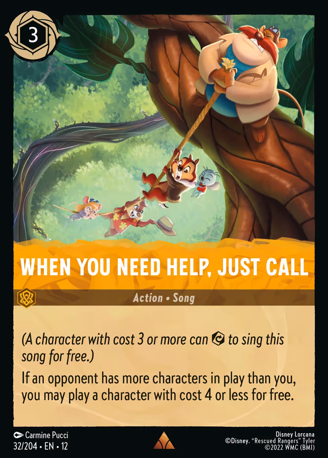 Carta When You Need Help, Just Call · 