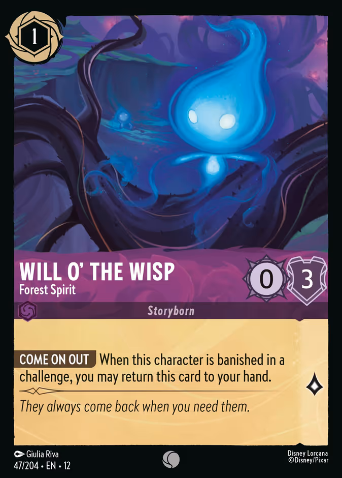 Carta Will o' the Wisp · Forest Spirit