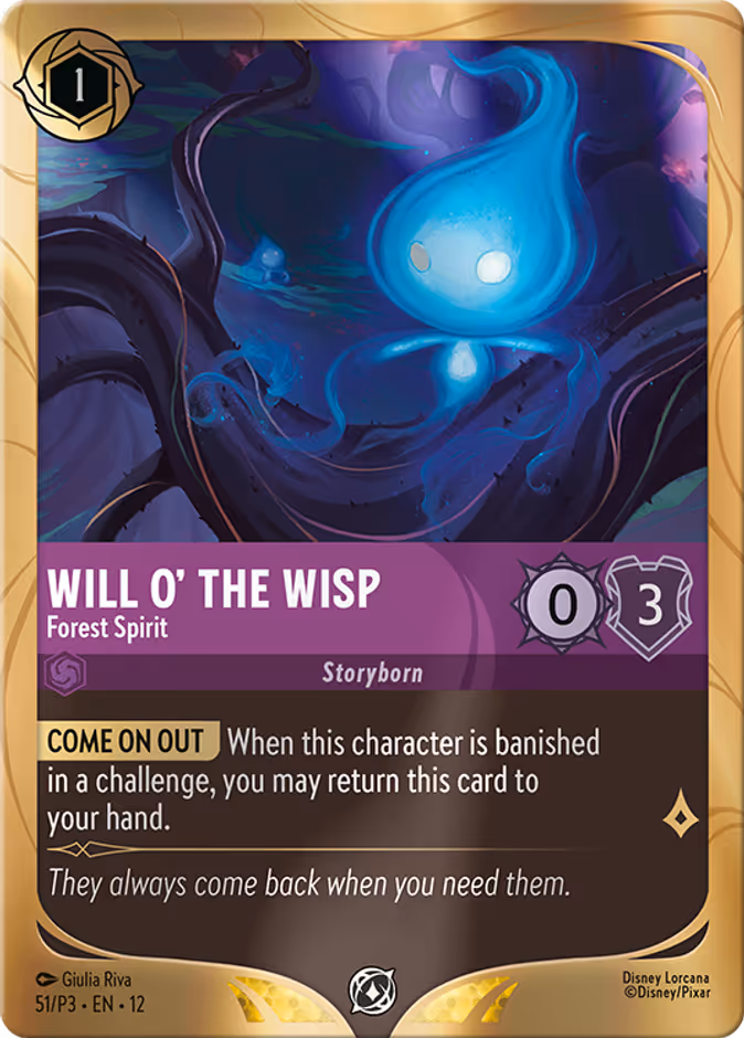 Carta Will o' the Wisp · Forest Spirit