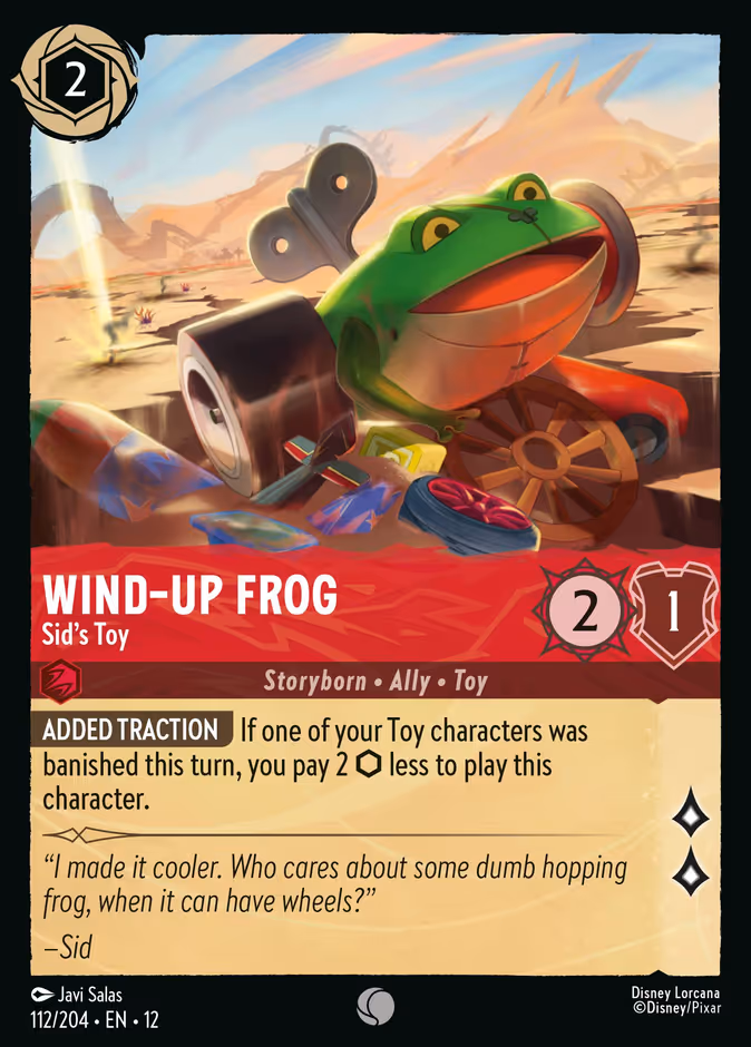 Carta Wind-Up Frog · Sid's Toy