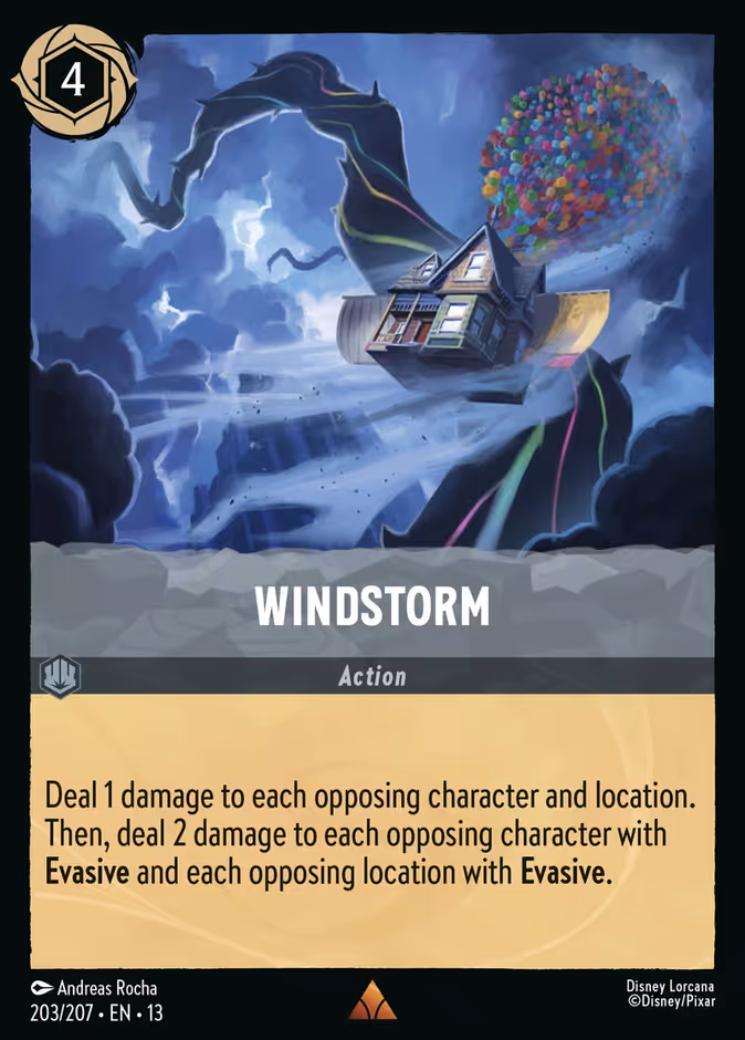 Carta oficial Windstorm · 