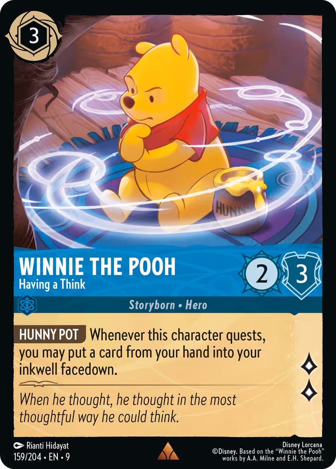 Carta Winnie the Pooh · Having a Think