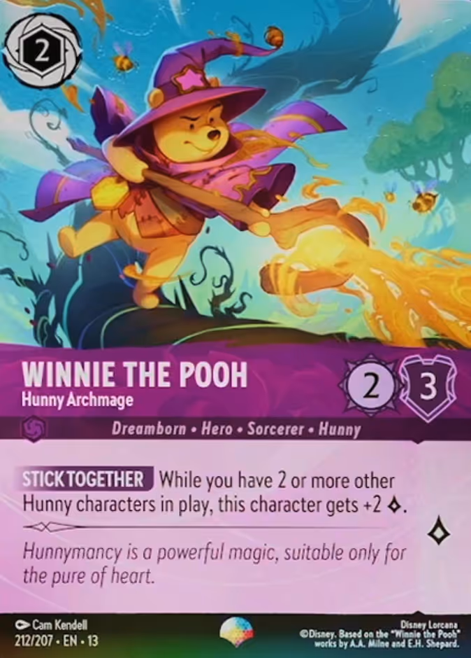 Carta Winnie the Pooh · Hunny Archmage
