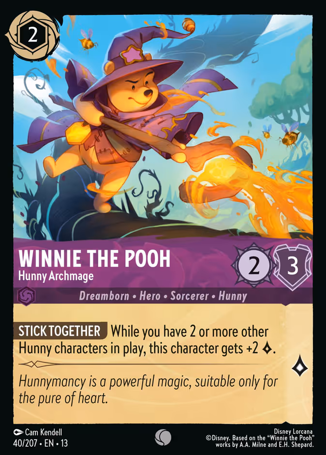 Carta Winnie the Pooh · Hunny Archmage