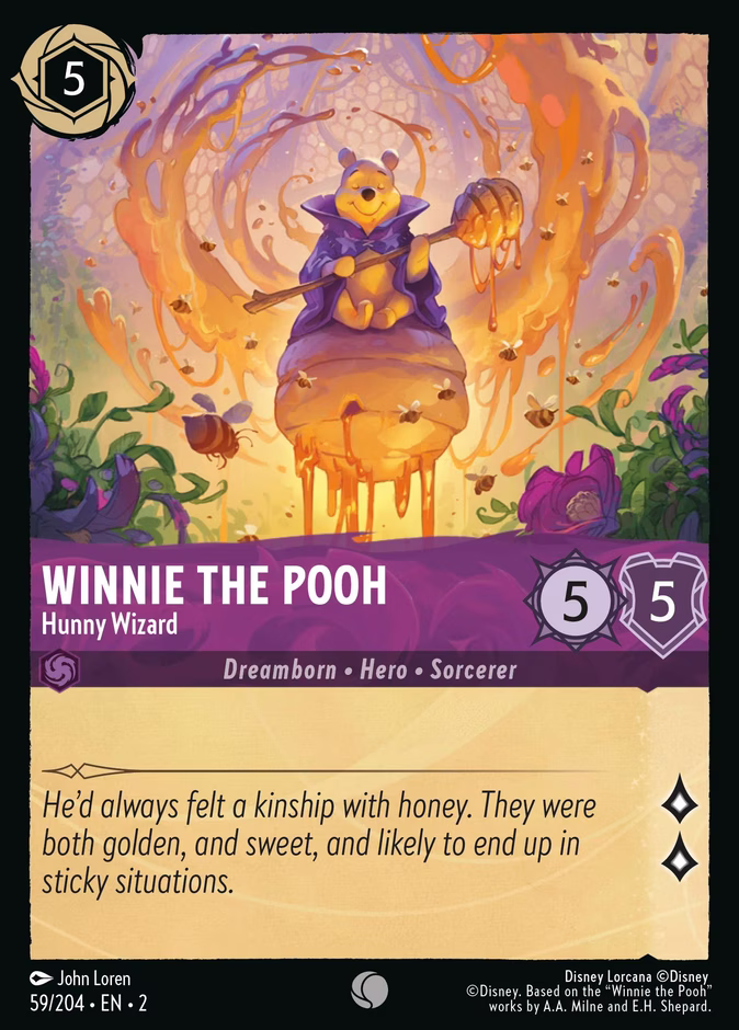 Carta Winnie the Pooh · Hunny Wizard