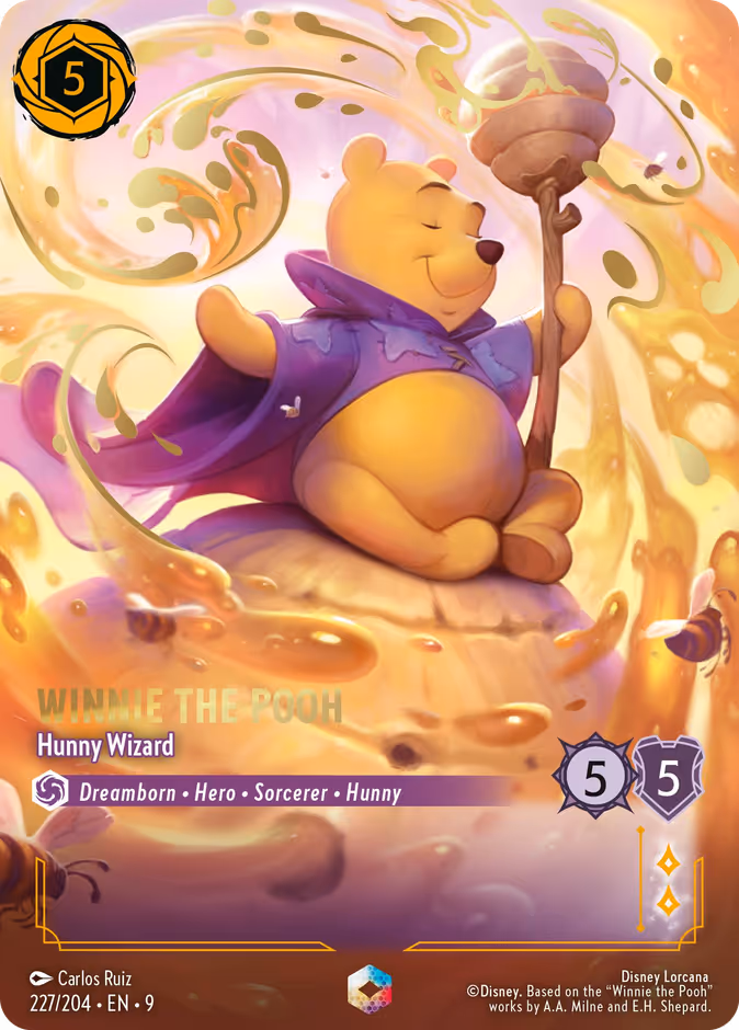 Carta Winnie the Pooh · Hunny Wizard