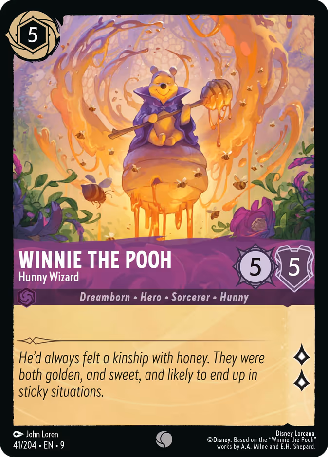 Carta Winnie the Pooh · Hunny Wizard