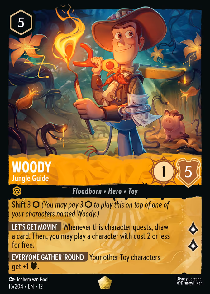 Carta Woody · Jungle Guide
