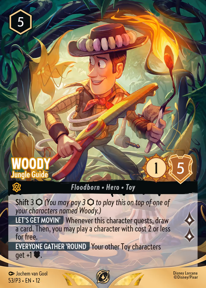 Carta Woody · Jungle Guide