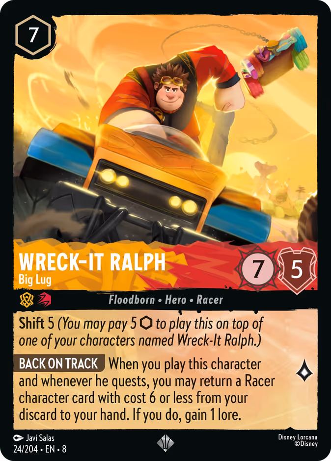 Carta Wreck-It Ralph · Big Lug