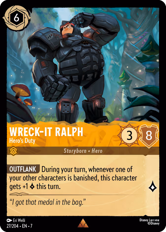 Carta Wreck-It Ralph · Hero's Duty
