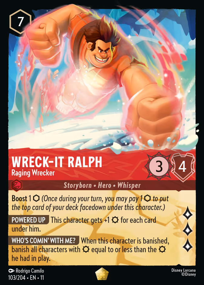 Carta Wreck-it Ralph · Raging Wrecker
