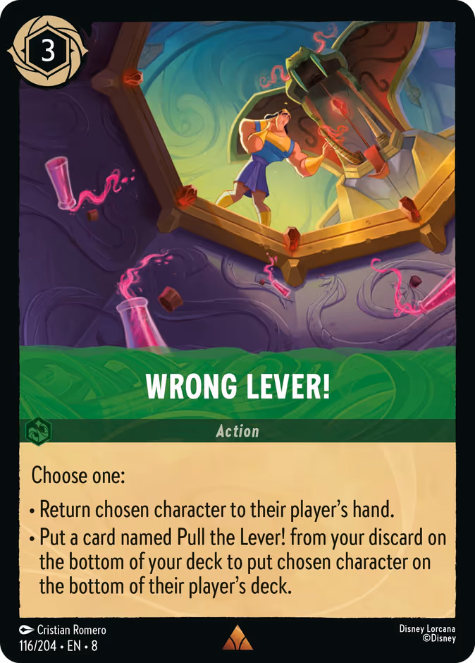 Carta Wrong Lever! · 