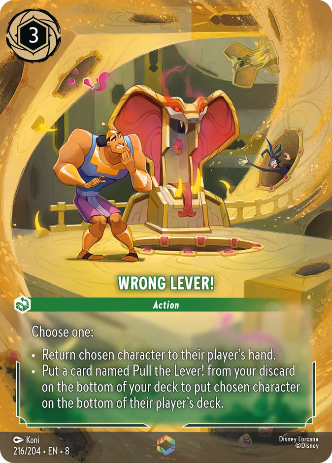 Carta Wrong Lever! · 