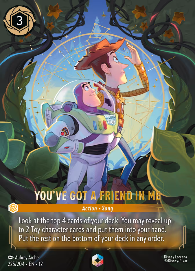Carta You've Got a Friend in Me · 