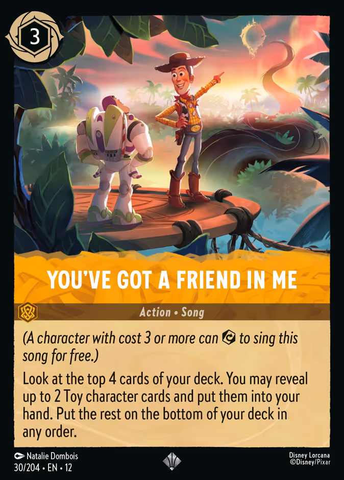 Carta You've Got a Friend in Me · 