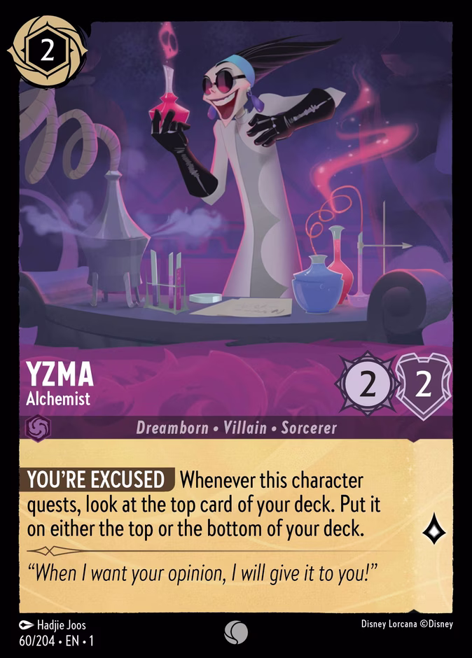 Carta Yzma · Alchemist