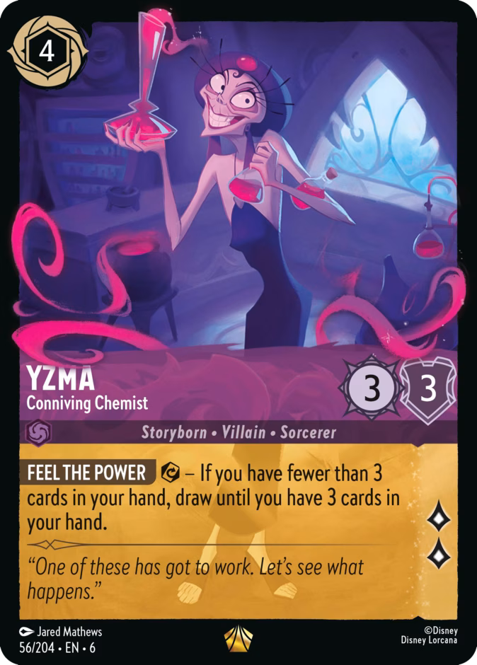 Carta Yzma · Conniving Chemist
