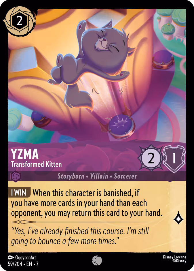Carta Yzma · Transformed Kitten