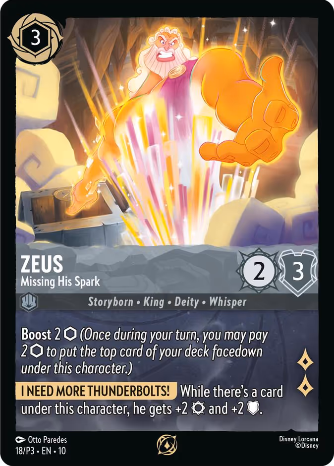 Carta Zeus · Missing His Spark