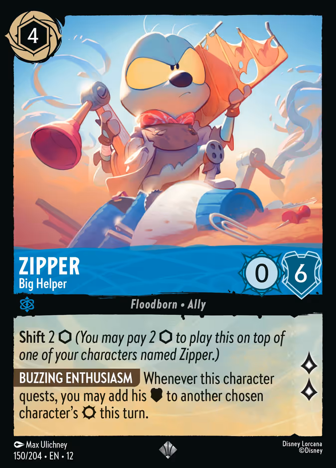 Carta Zipper · Big Helper