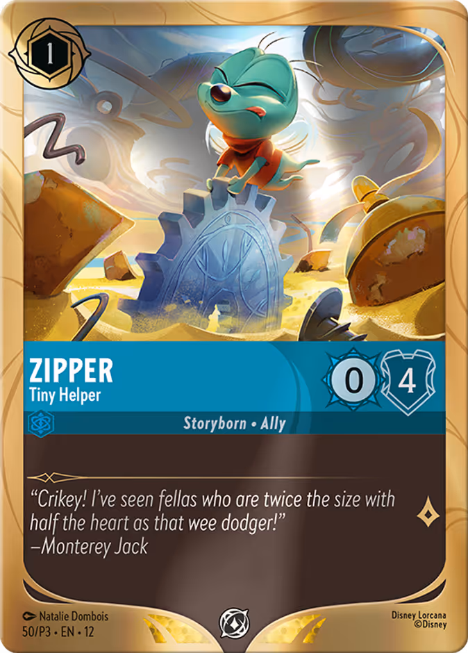 Carta oficial Zipper · Tiny Helper
