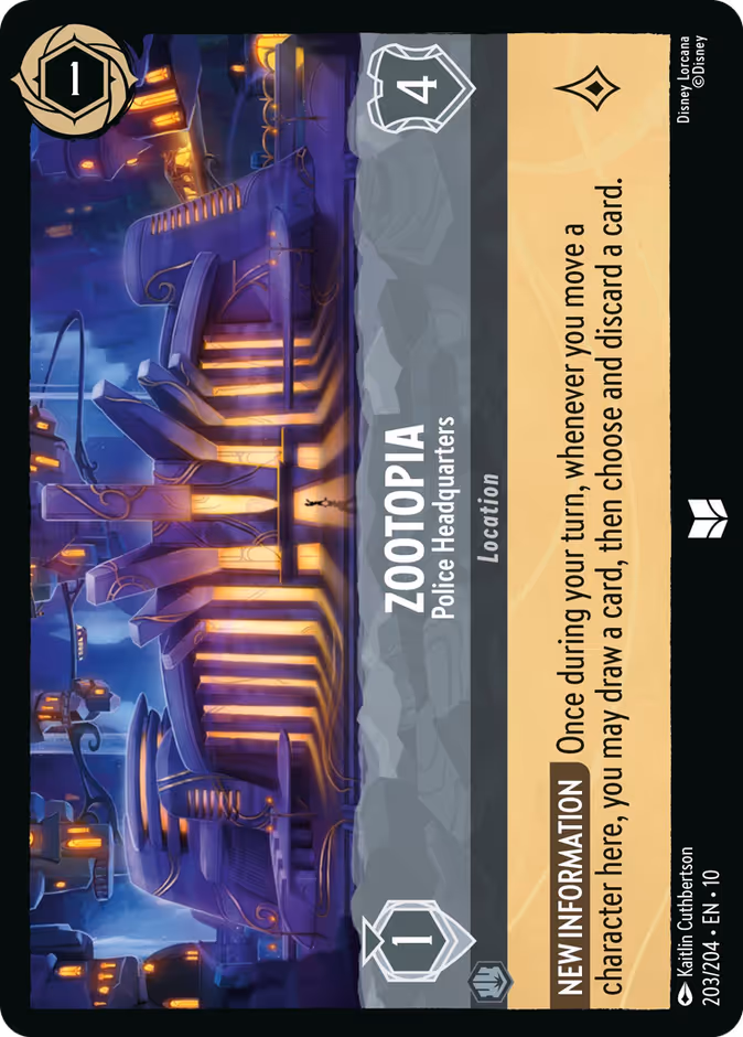 Carta Zootopia · Police Headquarters